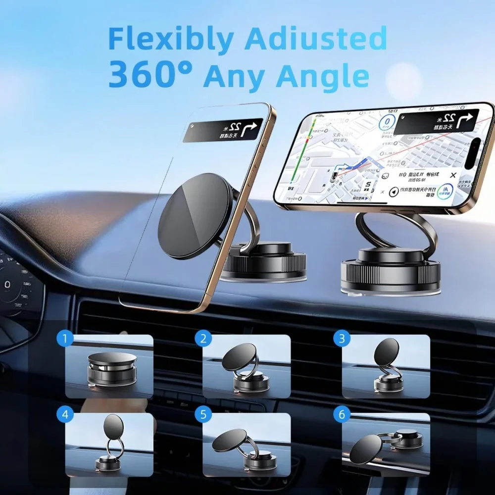 Upgraded 360°Vacuum Magnetic P - Phone Accessories Holder Car 评论和价格