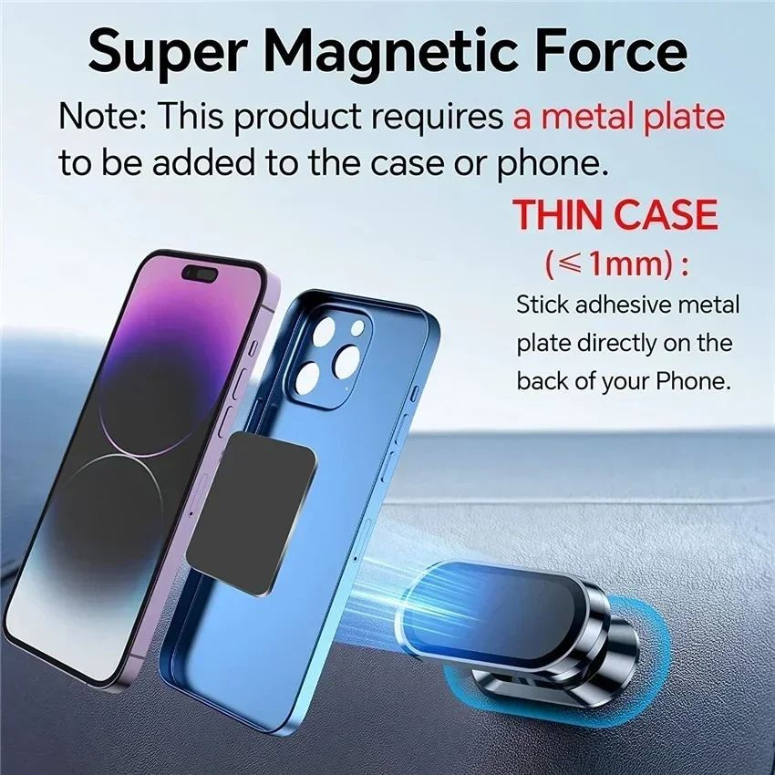 360° Magnetic Car Phone Holder - Phone Accessories Holder Car 评论和价格