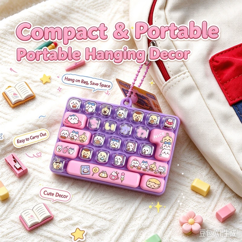 HOT Chiikawa Series 26-Key Key - Phone Accessories Charms 评论和价格