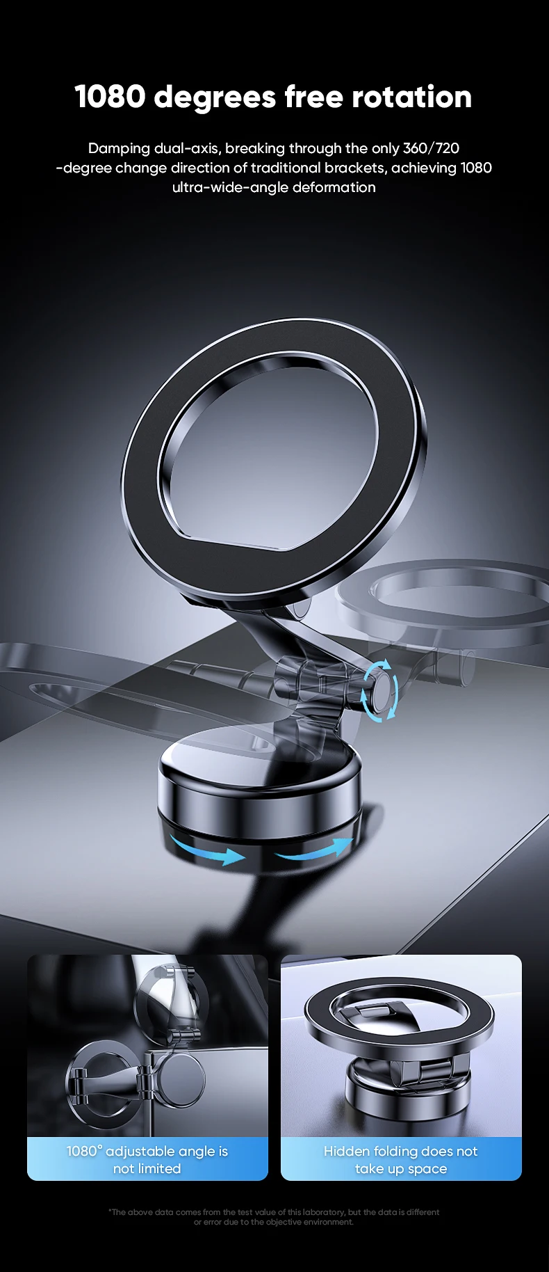 Foldable Magnetic Car Mobile P - Phone Accessories Holder Car 评论和价格