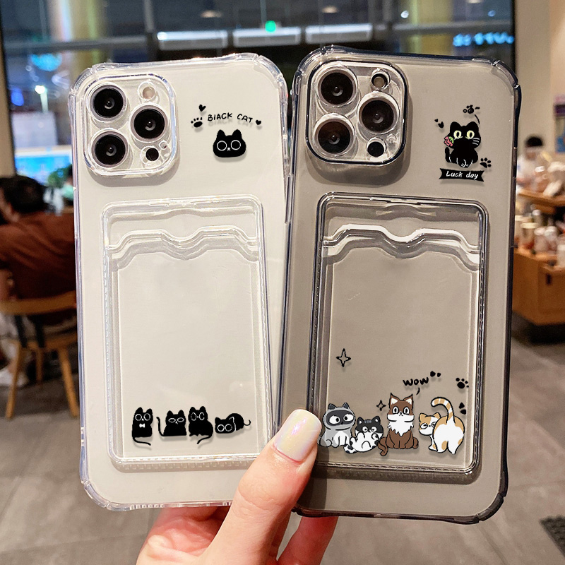 Cute Black Cat Phone Case For  - Apple Iphone 15 评论和价格